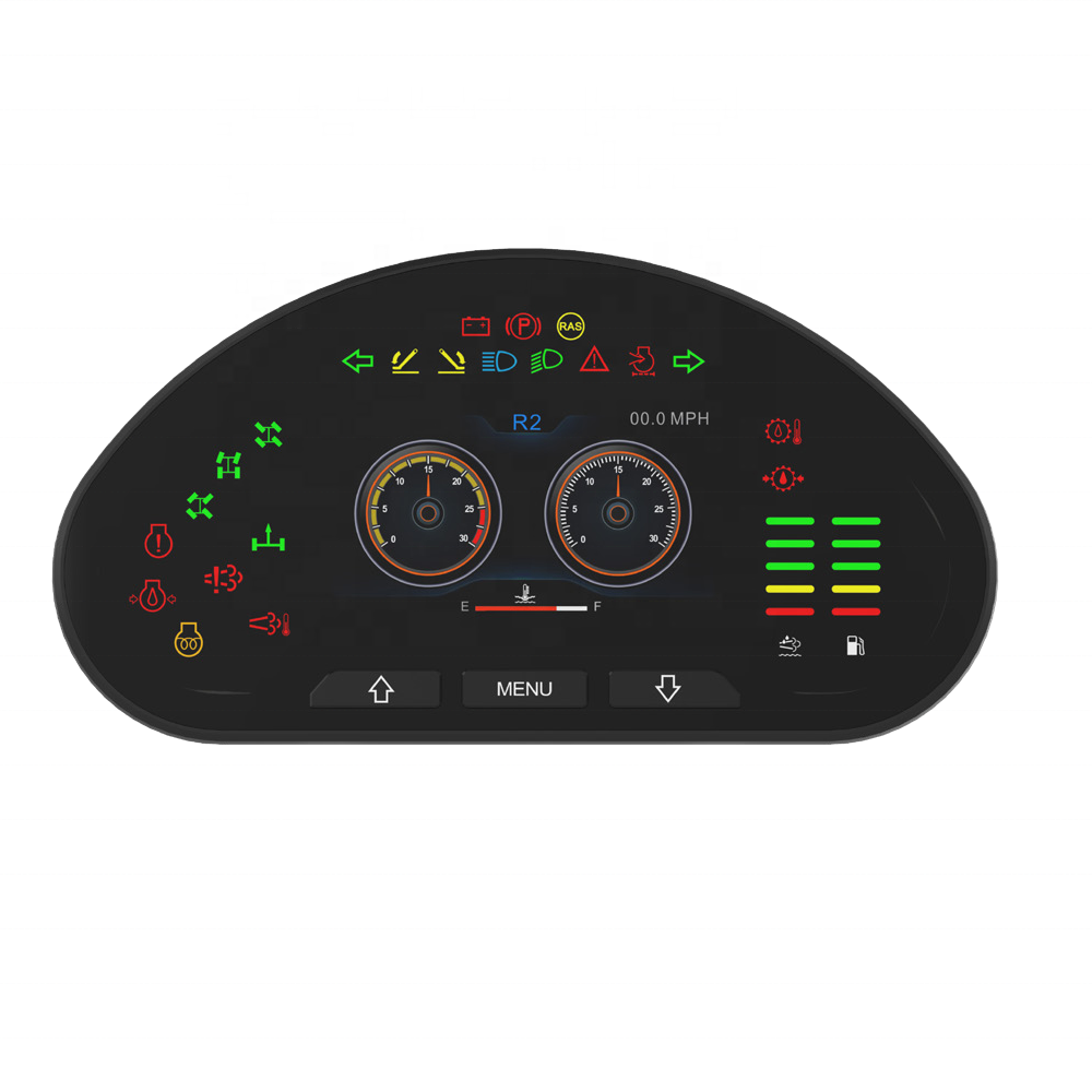 4.3 Inch Motor Touch Screen Vehicle Display Controller Virtual Instrument LCD Screen Mobile Machinery Customized Icons